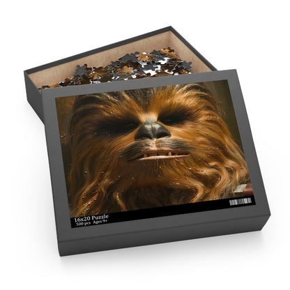 "Chewbacca Star Wars Puzzle - Legendary Wookiee warrior, perfect for fans of the franchise"