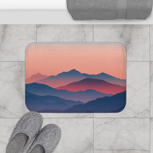 Mountain Zen Bath Mat | Bath Mats | Bath, Bathroom, Home & Living, Indoor, Sublimation | Prints with Passion