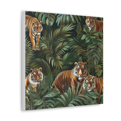 Tiger Jungle Safari Canvas Print