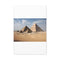 Pyramids of Giza Golden Desert Horizon Stretched Canvas Wall Art - View 3 | Prints With Passion