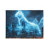 City Skyline Shaped Like Animal Spirits Plush Fleece Throw Blanket