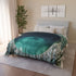 Stargate Opening Beneath Ocean Floor Plush Fleece Throw Blanket