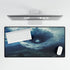 Vortex Above Mountain Peak — XL & XXL Desk Mat — Product Detail View 5