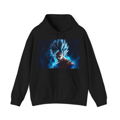 Super Saiyan Blue Valor Hoodie | Hoodies | DTG, Hoodies, Men's Clothing, Regular fit, Unisex, Women's Clothing | Prints with Passion