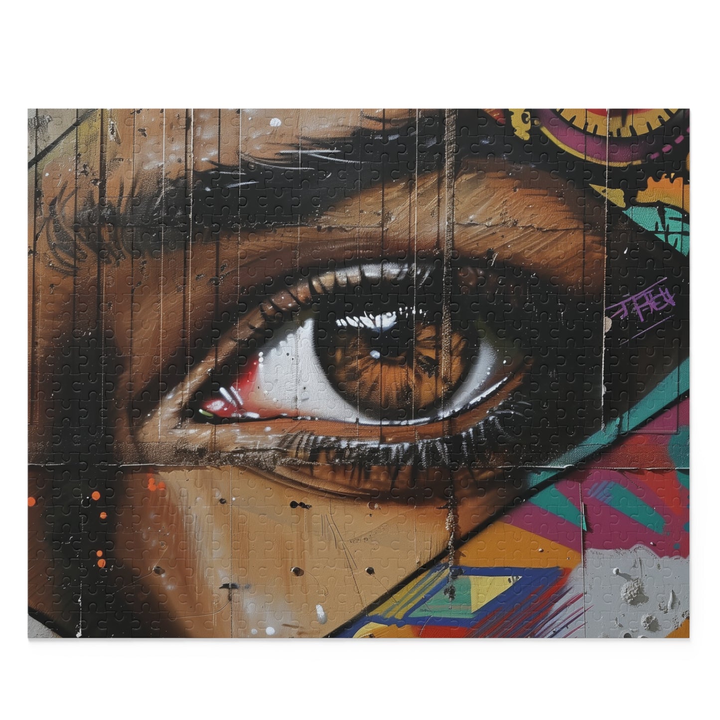 "Urban Graffiti Puzzle Collection - Colorful street art jigsaw puzzle for immersive fun at home"