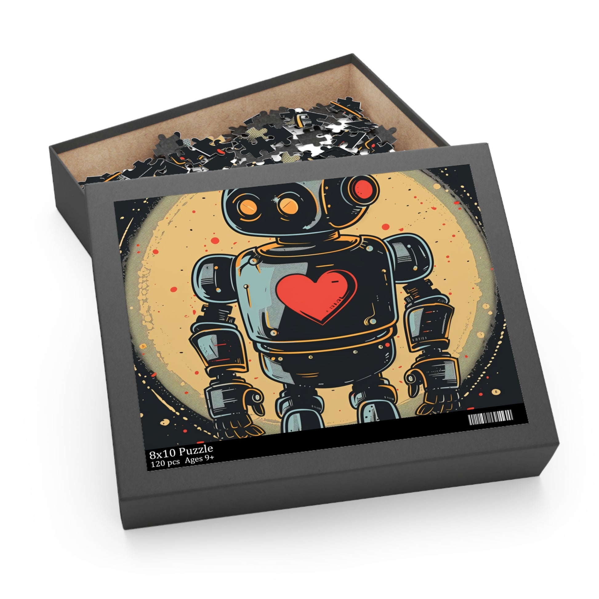 Vintage Robot Love Puzzle | Puzzle | Back-to-School, Fall Picks, Games, Holiday Picks, Home & Living, Puzzles, TikTok, Valentine's Day, Valentine's Day Picks | Prints with Passion