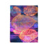 Dreamscape with Levitating Neon Leaves — Plush Fleece Throw Blanket — Product Detail View 10