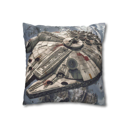 "Kessel Run Dreams Millennium Falcon Pillowcase - High-quality, comfortable, and stylish design for Star Wars fans. Perfect gift!"