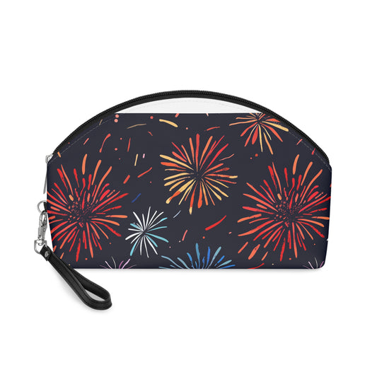 Sparkling Fireworks Makeup Bag | Makeup Bag | Accessories, All Over Print, AOP, Cosmetics, Pouches, Sublimation, Travel Accessories, With zipper | Prints with Passion