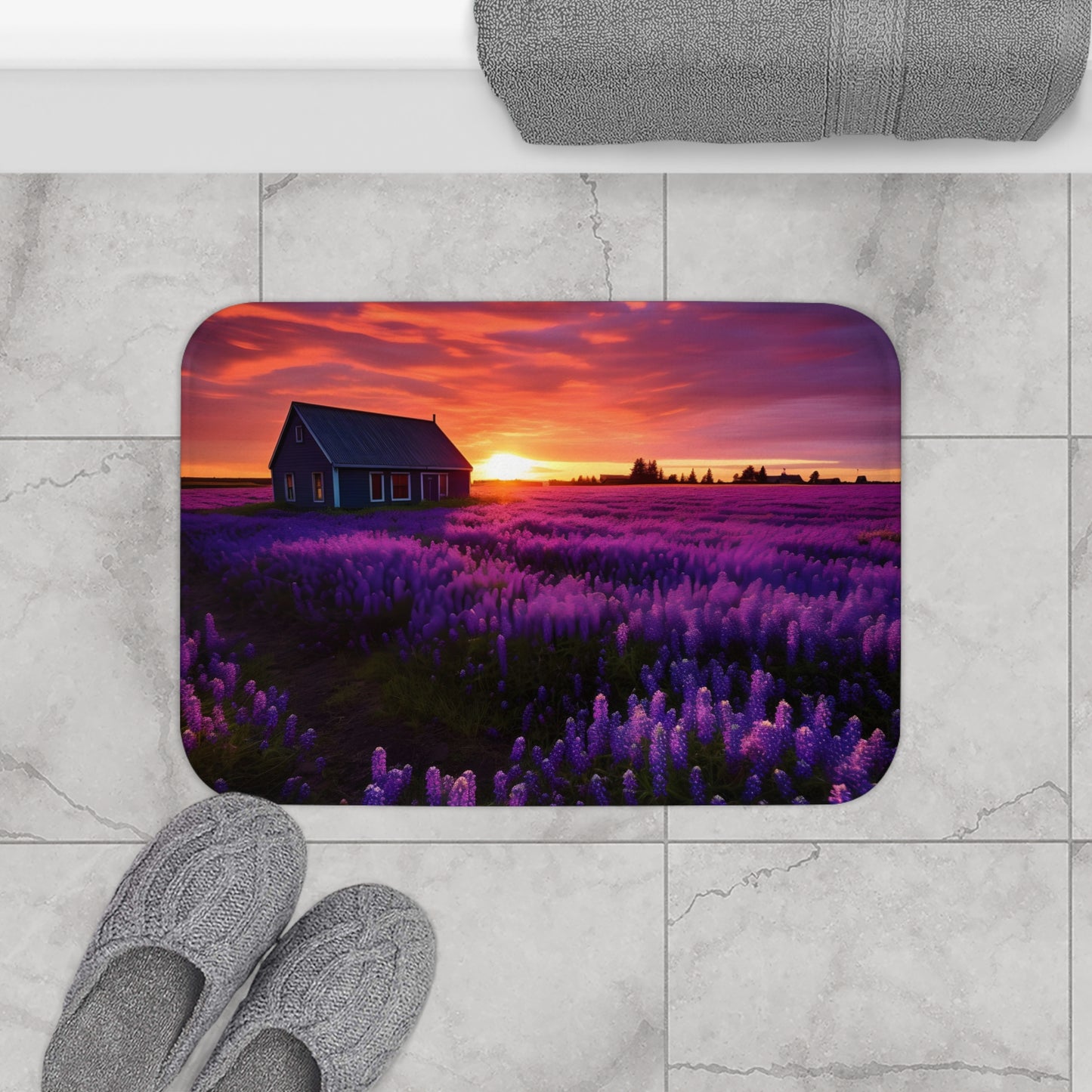 Dutch Bloom Bath Mat