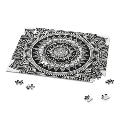 "Zen Mandala Jigsaw Puzzle for Peaceful Mindfulness Home Decor"