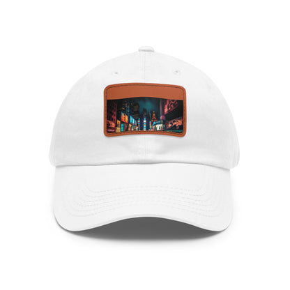 Times Square Nights Embroidered Baseball Cap