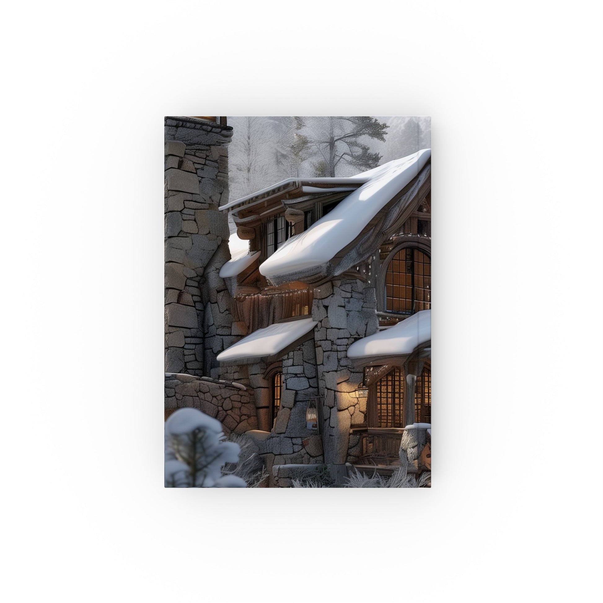 "Mountain Whispers: A Cabin Journal - Rustic design for outdoor adventures, poems, and nature escapes. High-quality, stylish, and perfect for all seasons. Great gift option. Shop now!"