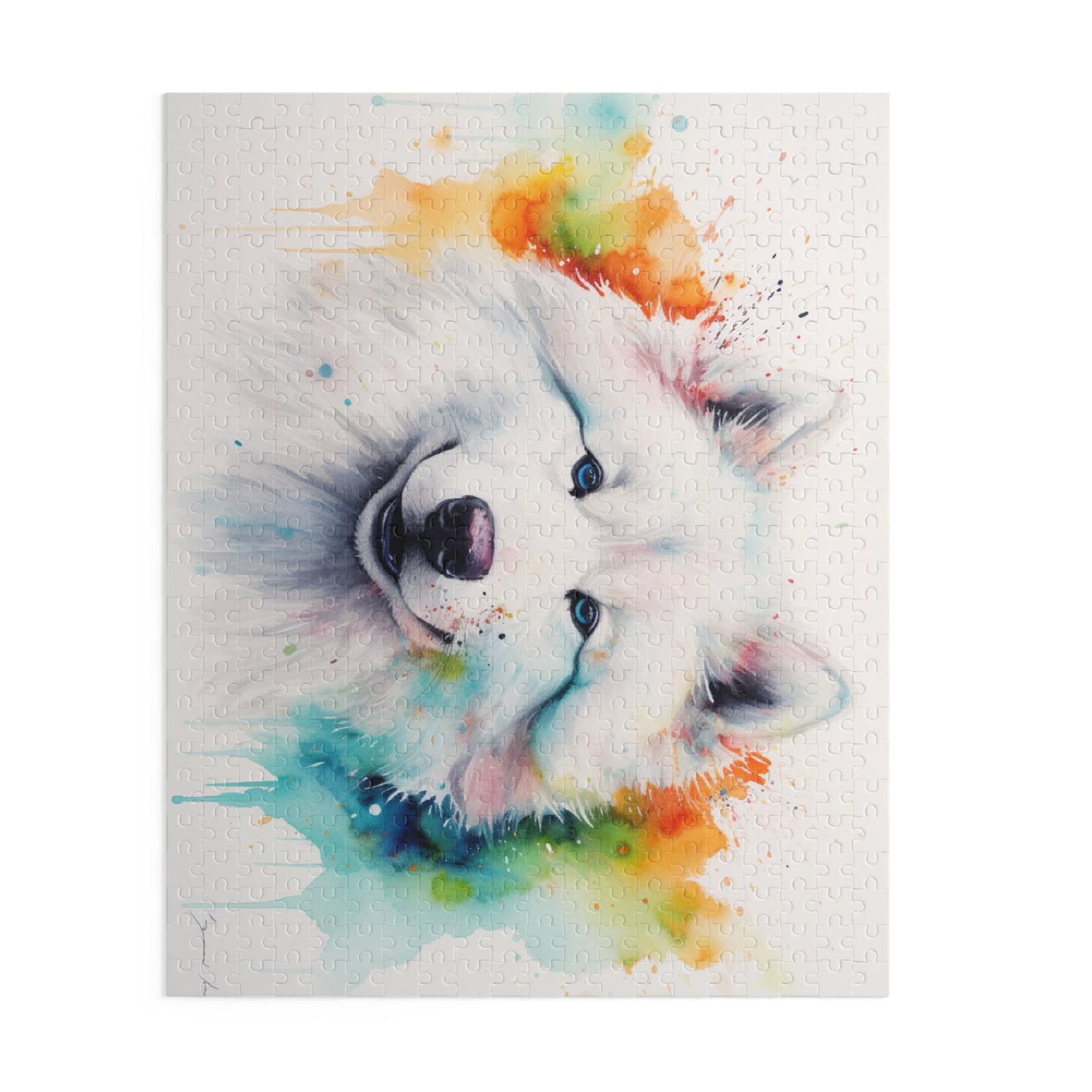 Samoyed Watercolor Jigsaw Puzzle