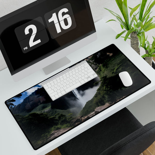 Angel Falls Misty Canyon Plunge XXL Extended Desk Mat - View 4 | Prints With Passion