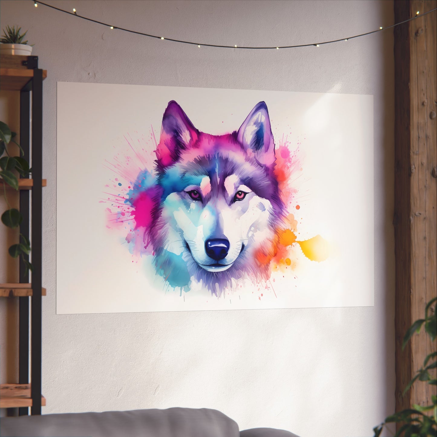 this poster brings a touch of the arctic's mystery and elegance to your home or office. The latest printing techniques provide bright and crisp colors