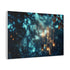 Mystical Wind Chimes Glowing in Night (Edition II) — Canvas Wall Art — Side Profile & Stretched Corner Detail