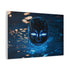 Floating Mask of Glowing Water Stretched Canvas Wall Art