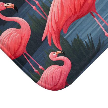 Flamingo Fever Bath Mat