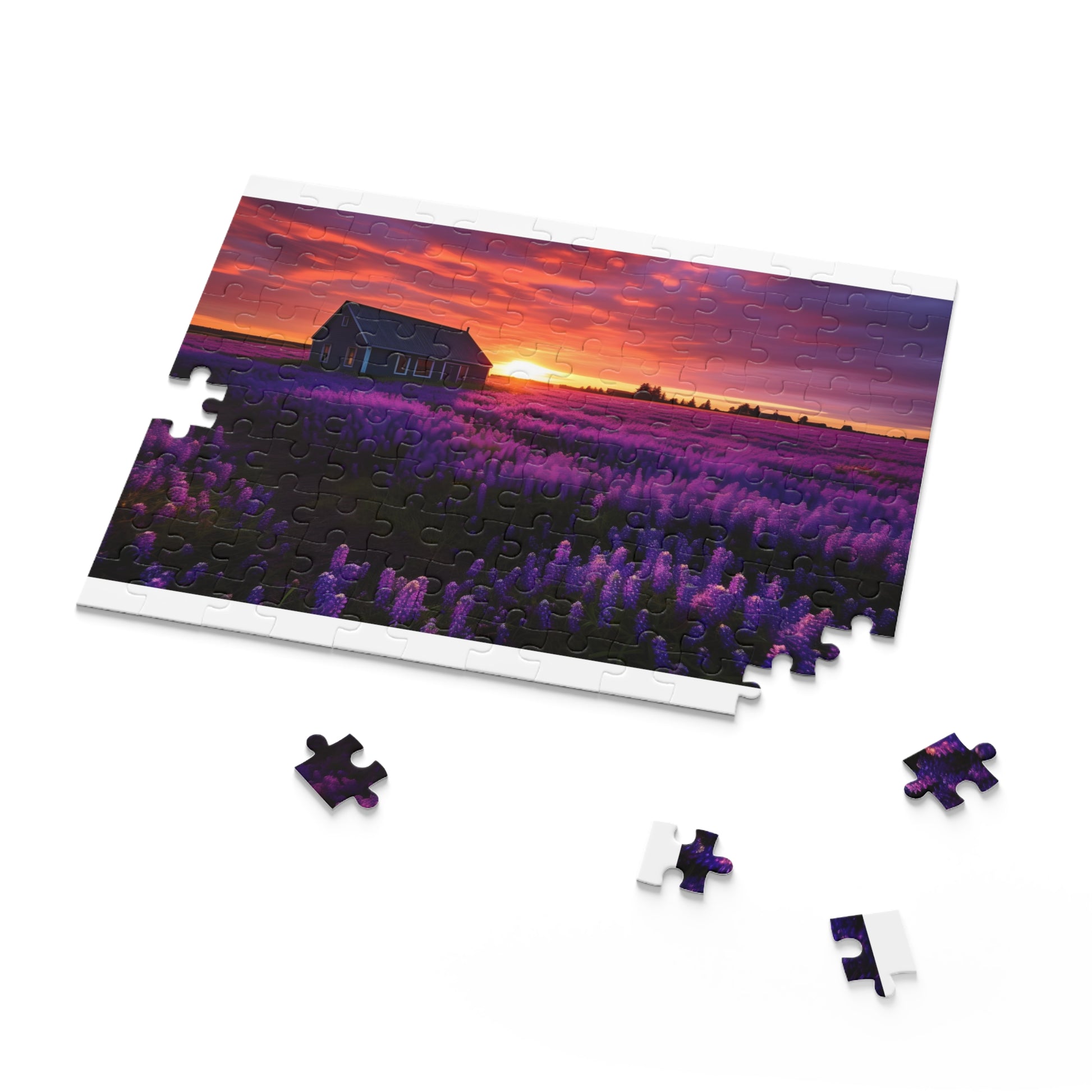 "Vibrant Dutch Flowers Field Puzzle for Relaxing Challenge"