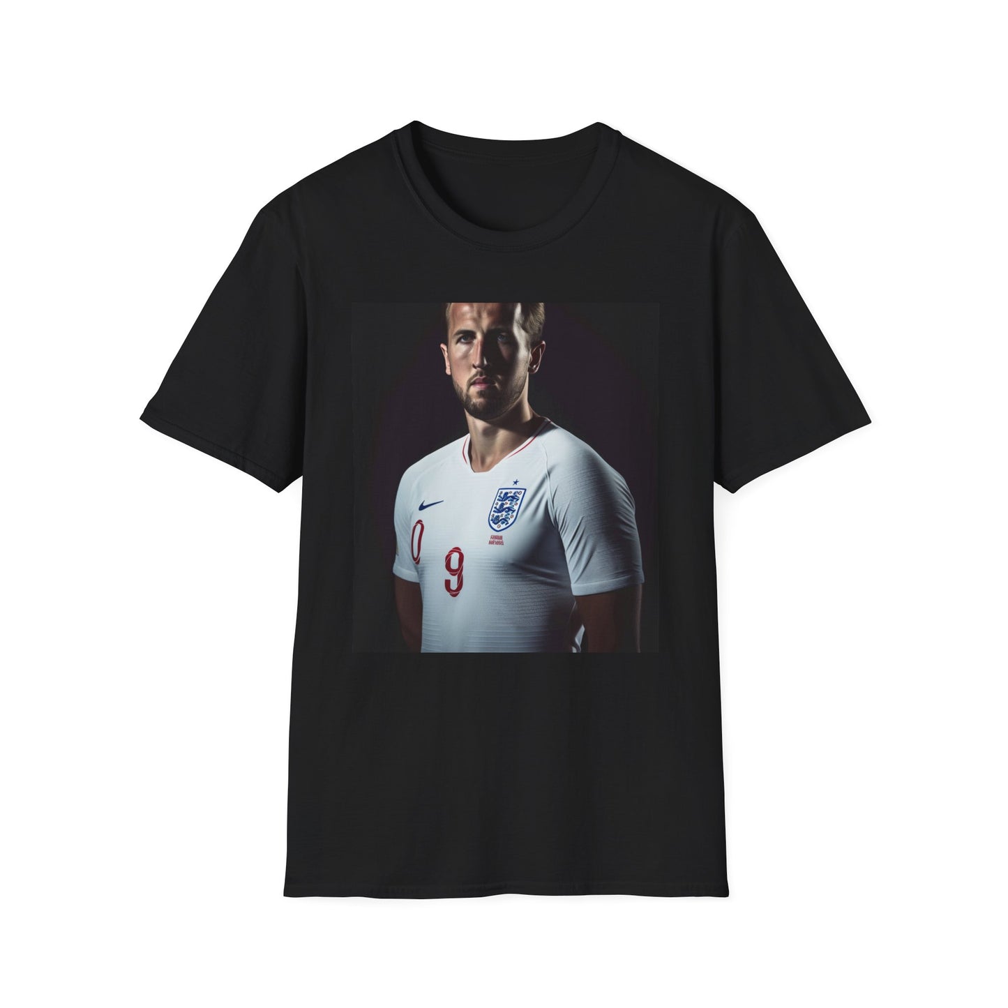 🦁 Three Lions' Pride: A Watercolor Tapestry of Grit and Glory | T-Shirt | Cotton, Crew neck, DTG, Men's Clothing, Neck Labels, Regular fit, T-shirts, Women's Clothing | Prints with Passion