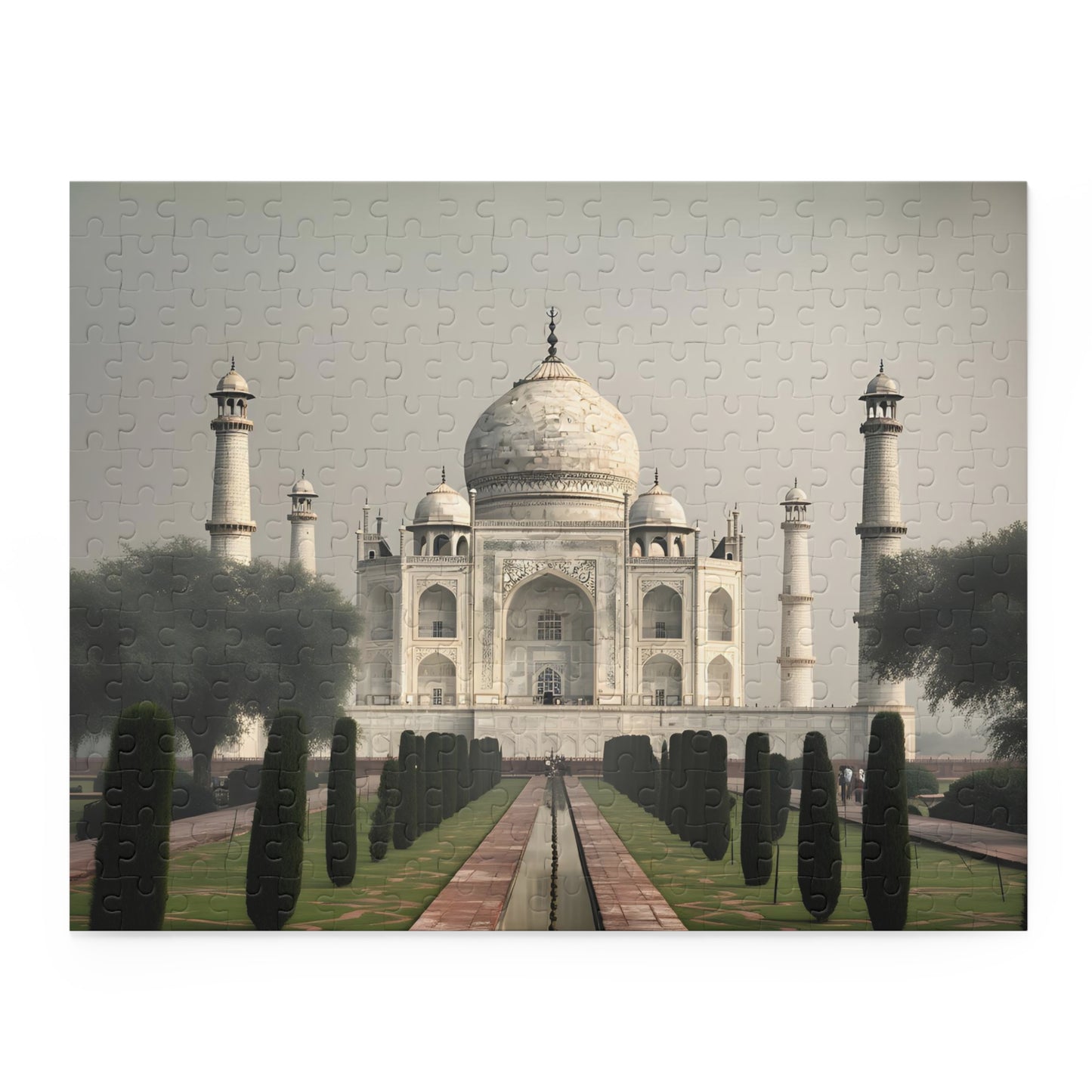 Taj Mahal Ivory Jigsaw Puzzle