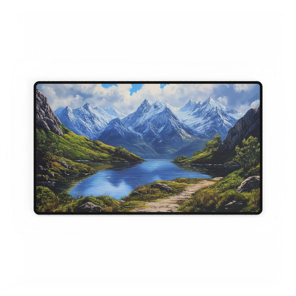 Ben Nevis Scotland Fine Art — XL & XXL Desk Mat — Gaming & Workspace Desk Setup View