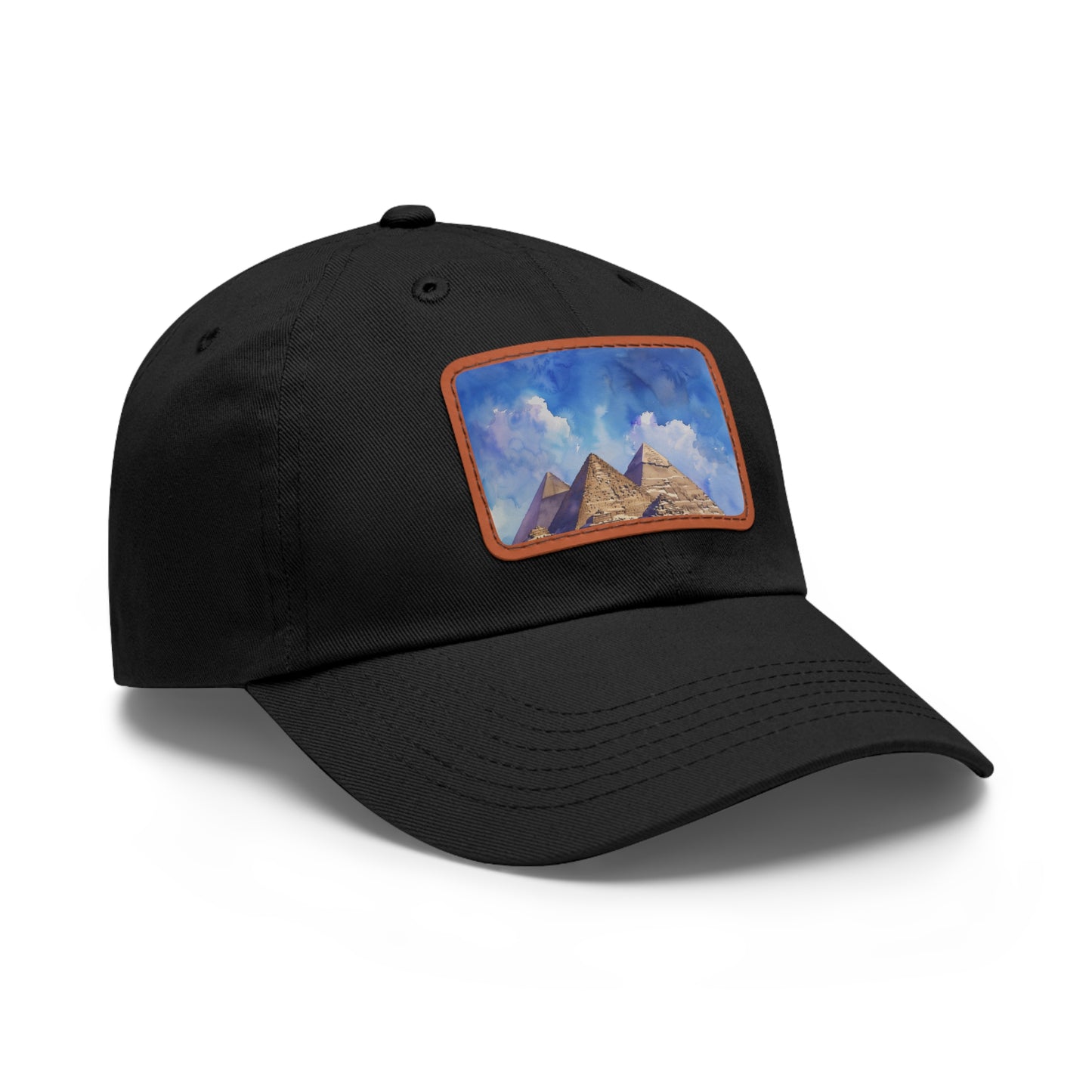 Pyramid Dreams: Egyptian Pyramids Watercolor Baseball Cap