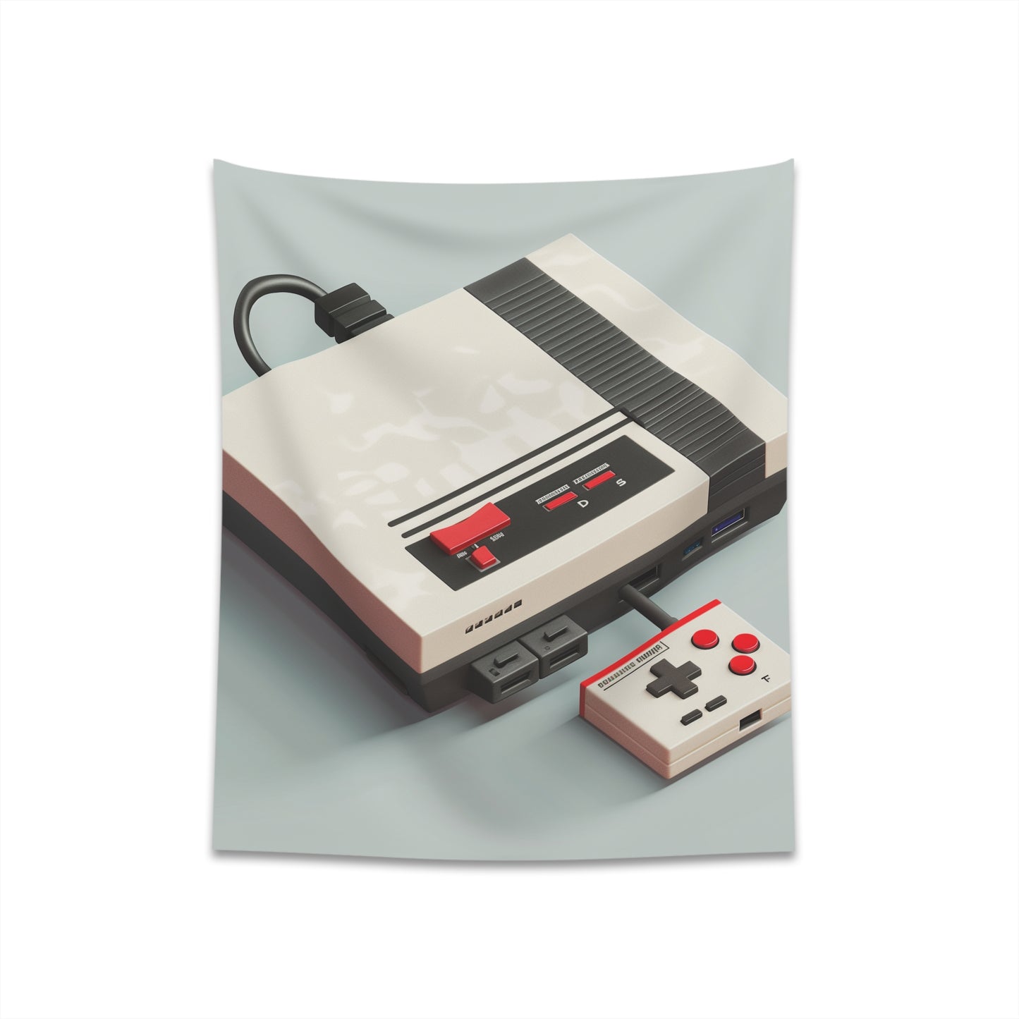 Retro Gaming Tapestry | Pixel Playtime | Classic Console & Pixel Art | Nostalgic Decor