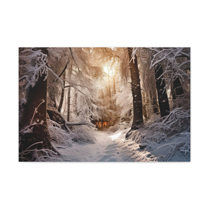 Winter Wonderland Canvas Print | Canvas | Art & Wall Decor, Canvas, Fall Picks, Hanging Hardware, Home & Living, Indoor, Top Spring Products, Valentine's Day promotion | Prints with Passion