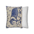 Portuguese Azulejo Tile & Elephant Boho Square Cushion Cover - View 2 | Prints With Passion