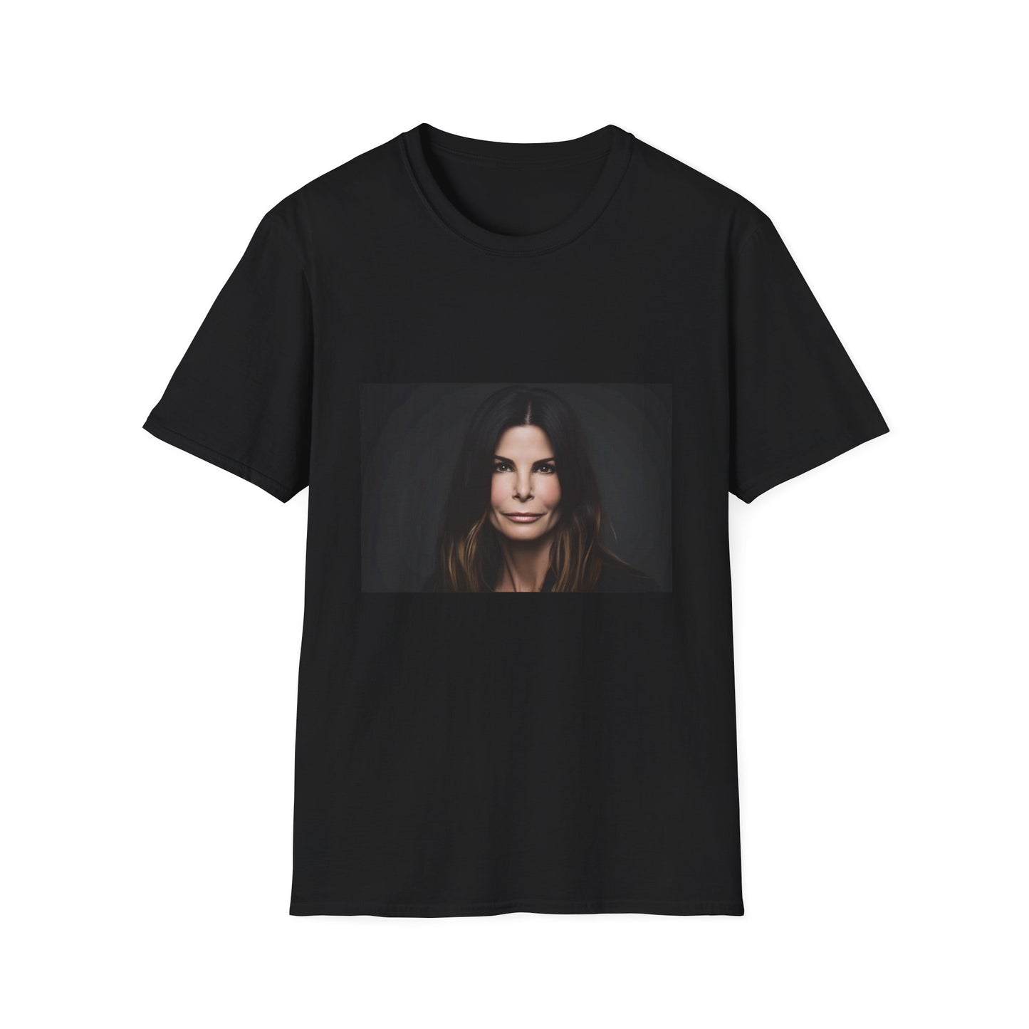 Timeless Beauty in the Spotlight | T-Shirt | Actress, Fashionista, Glamour, Hollywood, Leading lady, Movie star, Red carpet, Sandra Bullock, Screen queen, Style icon | Prints with Passion