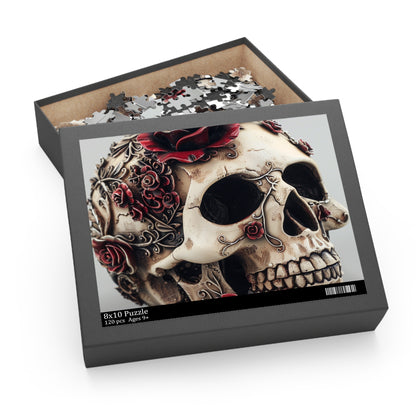 Gothic Rose Skull Puzzle | Puzzle | Back-to-School, Fall Picks, Games, Holiday Picks, Home & Living, Puzzles, TikTok, Valentine's Day, Valentine's Day Picks | Prints with Passion