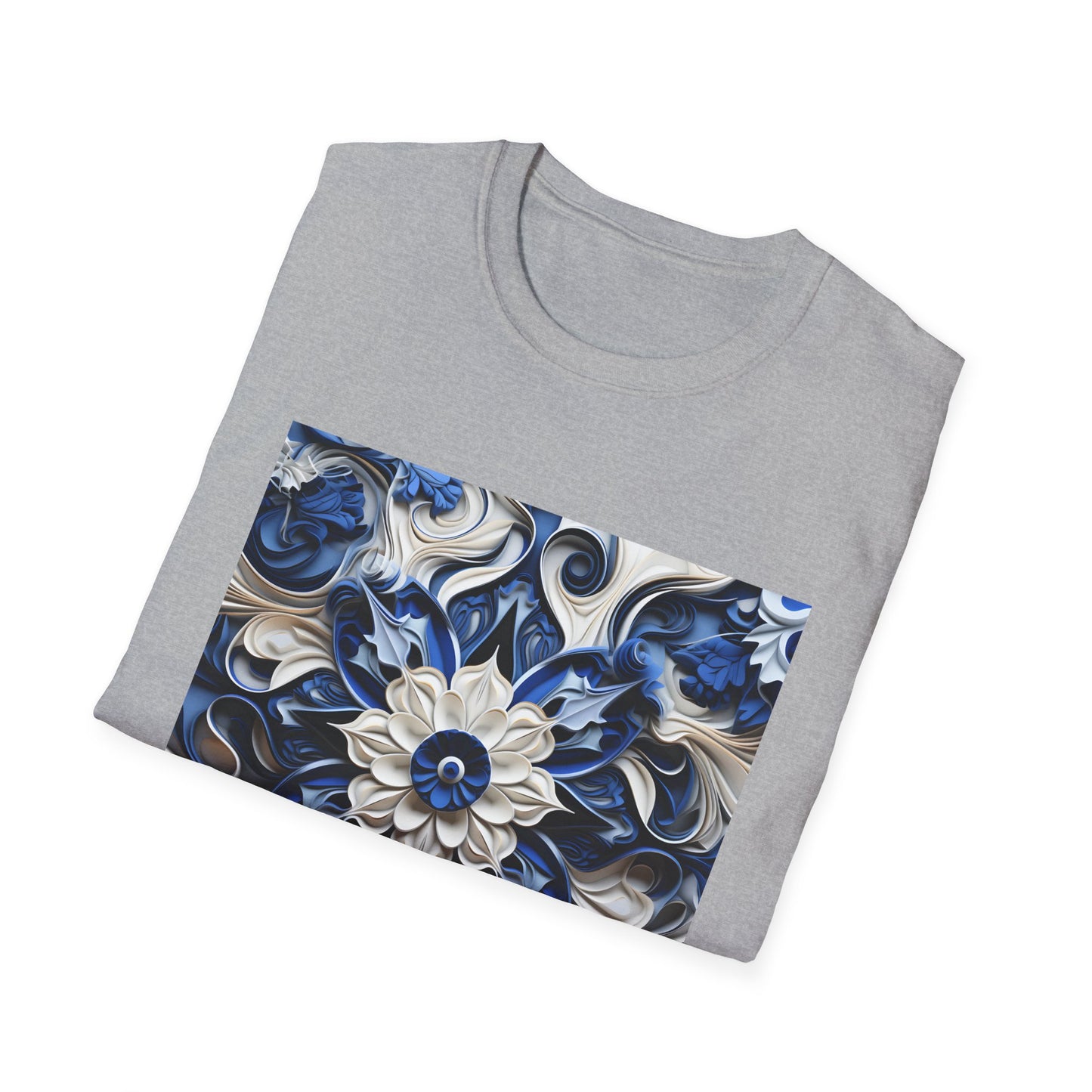 Porcelain Blue Blossom Tee