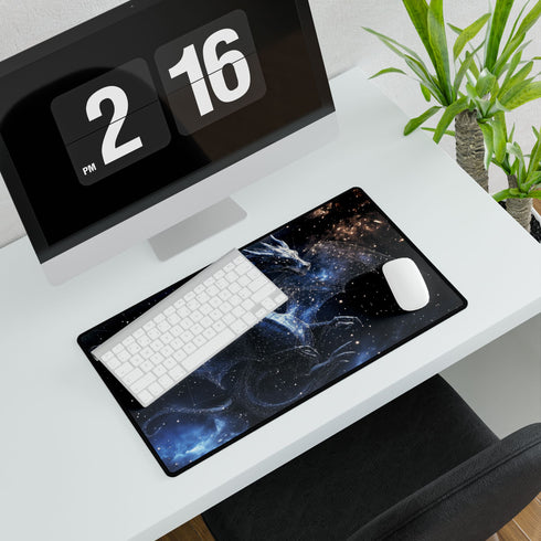 Dragon Shaped Constellation in Deep Space — XL & XXL Desk Mat — Product Detail View 7