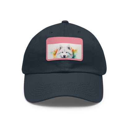 Watercolor Samoyed Charm Baseball Cap