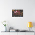 Mechanical Lotus Blooming — Canvas Wall Art — Kiln-Dried Pine Frame & Ready-to-Hang Back View