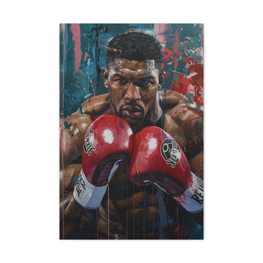 Shop for the stunning 'Anthony Joshua: A Heavyweight Force' canvas at the official Anthony Joshua shop. Bring home a piece that embodies the raw power and determination of the boxing legend.