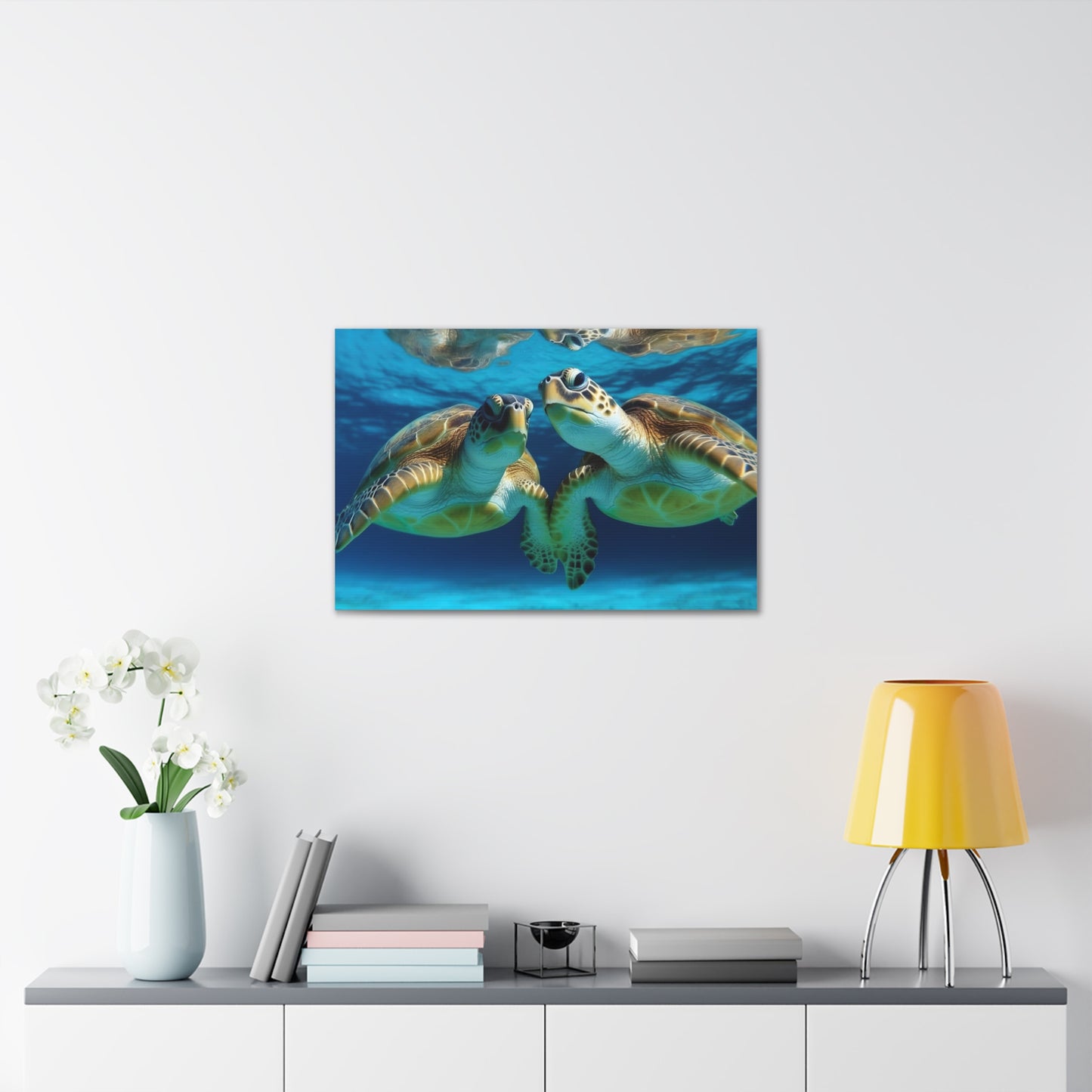 Turtle Paradise Canvas Print