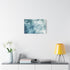 Glass Fish Swimming Through Clouds — Canvas Wall Art — Kiln-Dried Pine Frame & Ready-to-Hang Back View