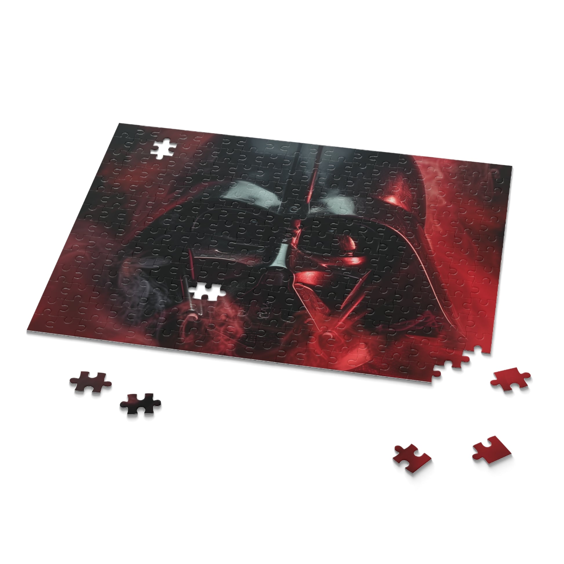 "Sith Lord Darth Vader jigsaw puzzle with intricate design for Star Wars fans"