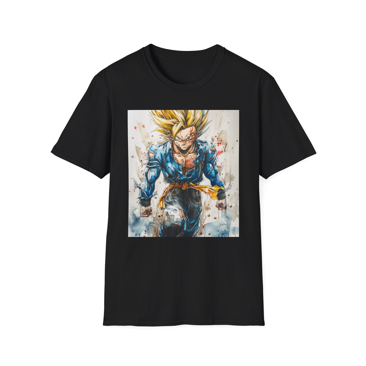 Trunks: Super Saiyan Fury T-Shirt | T-Shirt | DTG, Men's Clothing, Regular fit, T-Shirts, Unisex, Women's Clothing | Prints with Passion