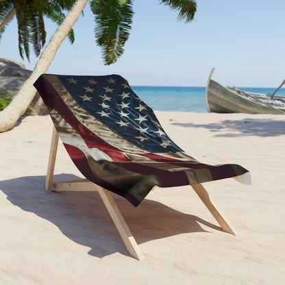 USA Flag Beach Towel