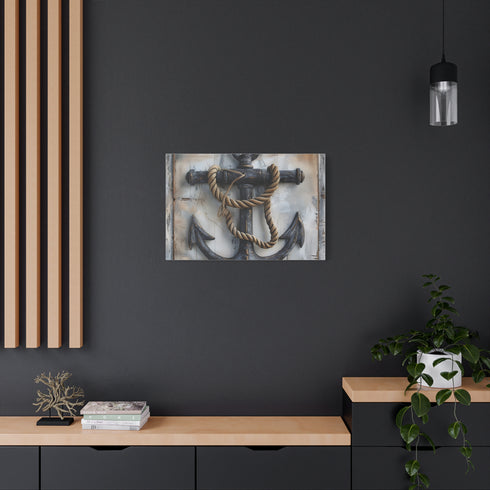 Nautical Anchor — Canvas Wall Art — Product Detail View 8