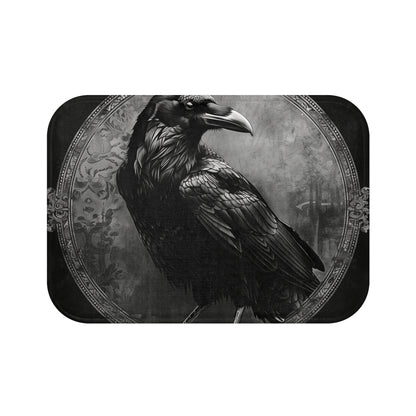 Gothic Raven Bath Mat