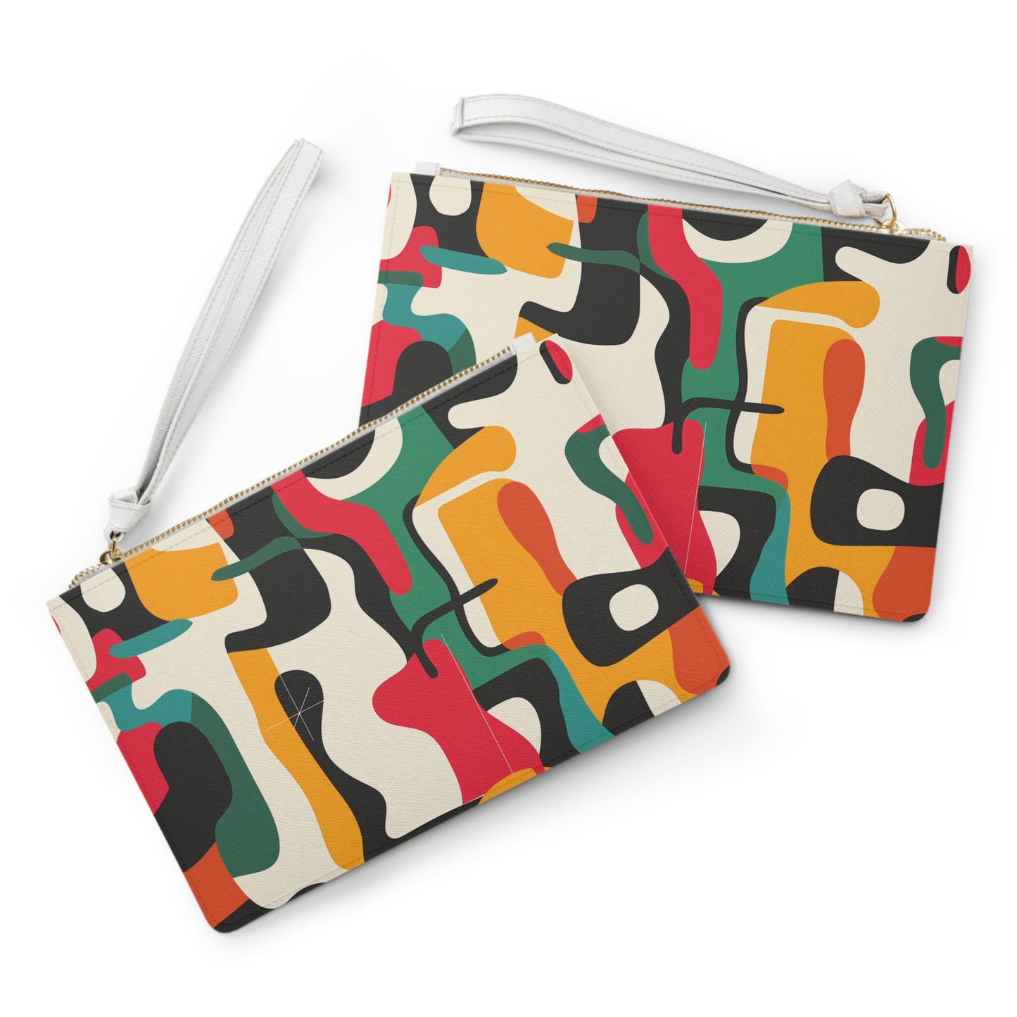 Colorful Abstract Clutch Bag