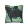 Robotic Centaur in Data Storm Double-Sided Square Cushion Cover