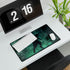 Cyberpunk Neon Wolf Matrix Rain Gaming XXL Extended Desk Mat – Prints With Passion (View 7)