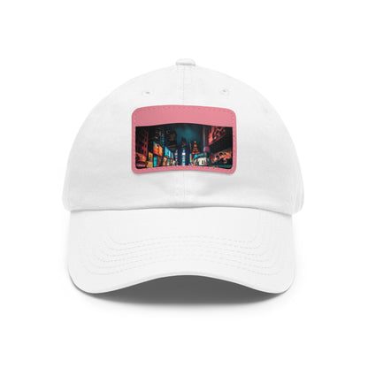 Times Square Nights Embroidered Baseball Cap