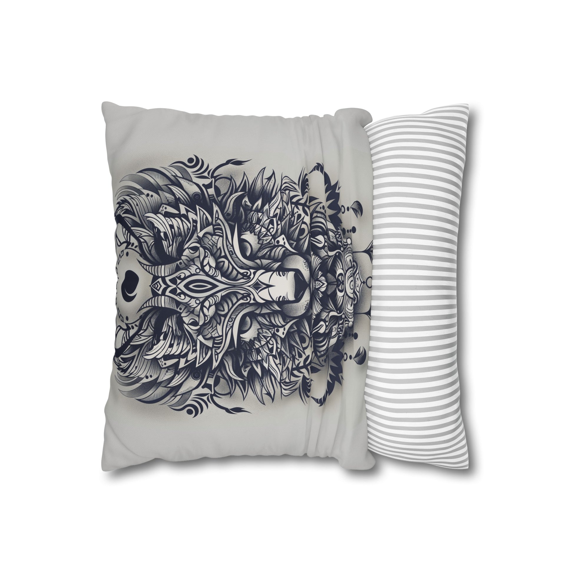 "Guardian Spirit Pillowcase - Ancient tribal design for protection and guidance in your dreams | High-quality material, stylish, all-season comfort | Makes a great gift - Shop now!"